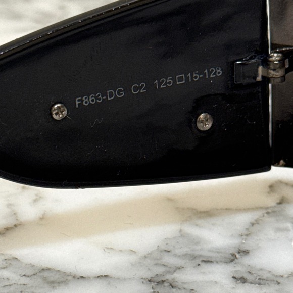 Vintage Dolce & Gabbana Vintage Logo Shield Sunglasses Women OS Black Gold main image 5